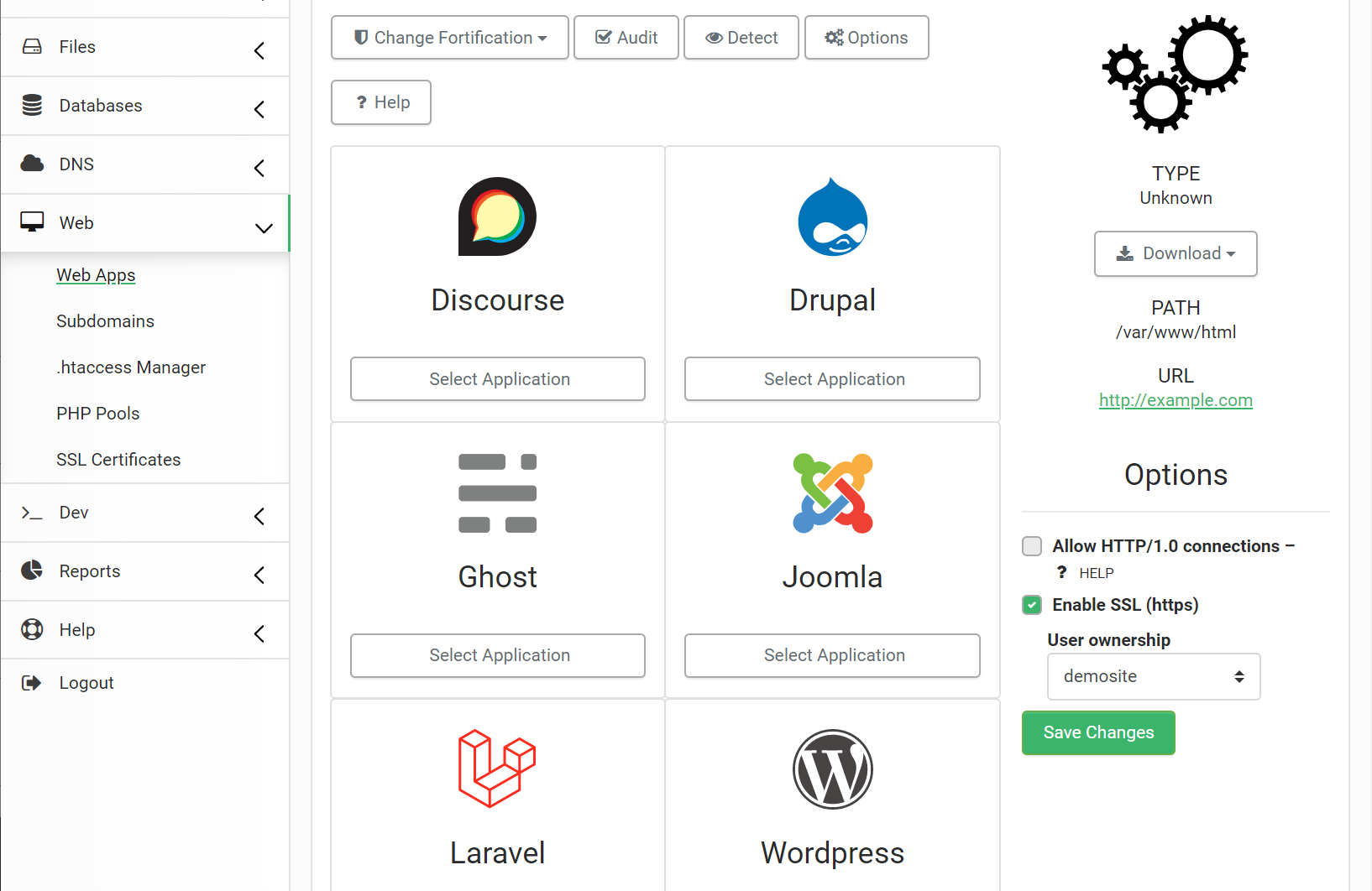 Web applications
